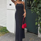 Julia Lace Knit Maxi Dress with Adjustable Straps
