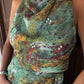 Conjunto de dos piezas adornado con cristales Reine